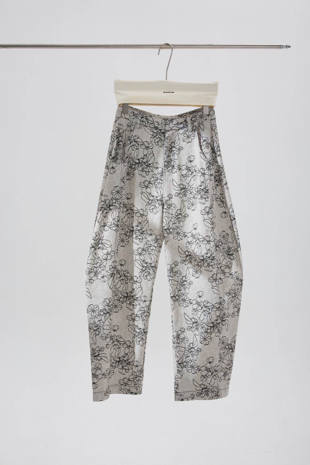 【千蔚】小众设计感原创百搭弯刀裤显瘦休闲裤5305066