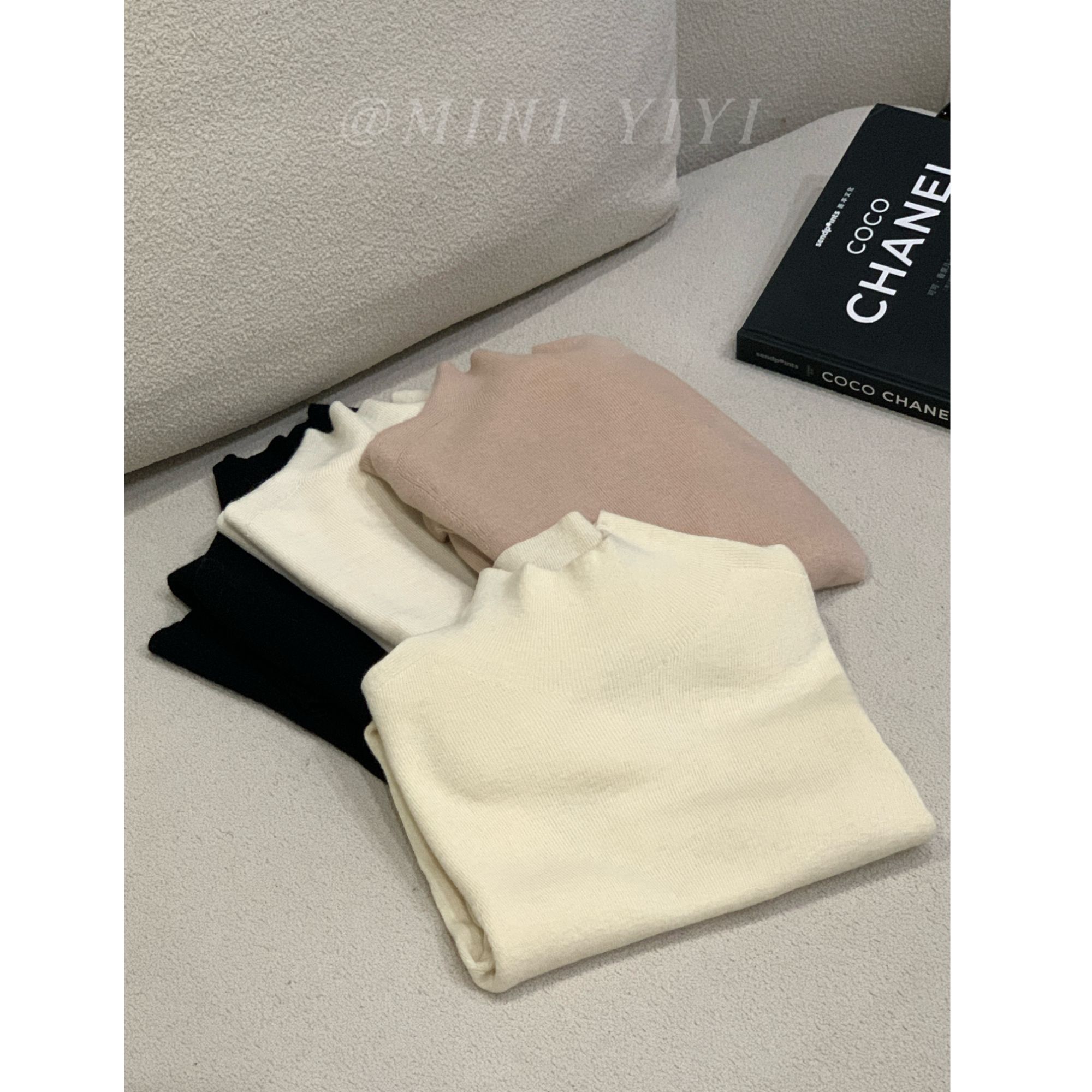 【静奢美利奴】<YiYiii>小个子时尚美利奴羊毛打底上衣针织衫