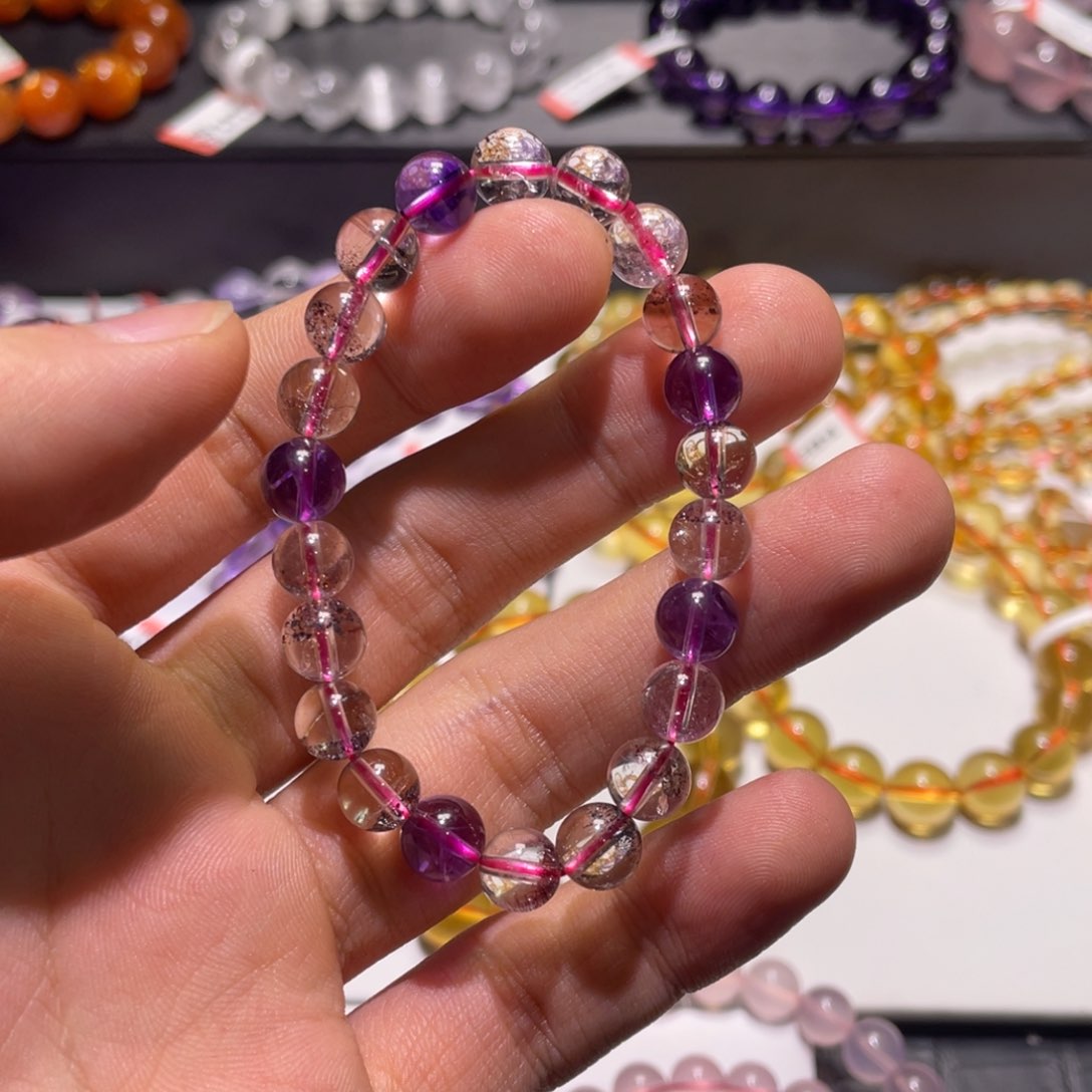 水晶手链未镶嵌超七