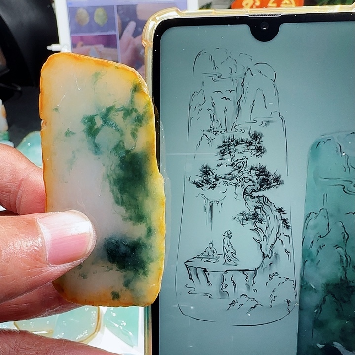 定制翡翠未镶嵌翡翠首饰