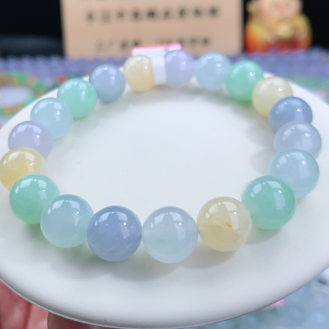 翡翠手链未镶嵌卡10