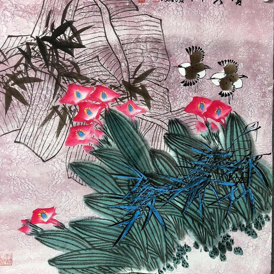 绘画韩江书画石庆骥