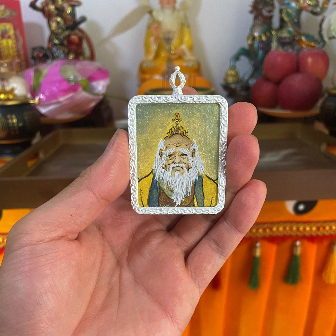 手绘太清道德天尊，4×5CM，走流程