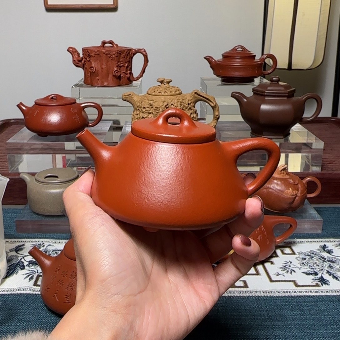 茶壶紫砂全手工小煤窑子冶石瓢