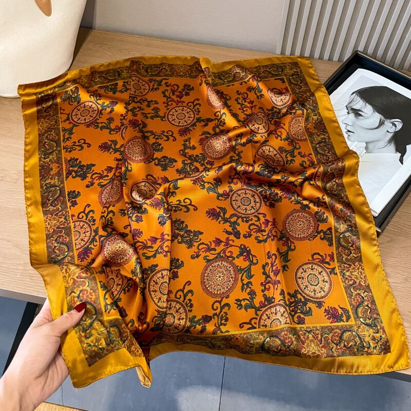 A78 盛世繁华 春秋薄款女异域风度围巾67*67