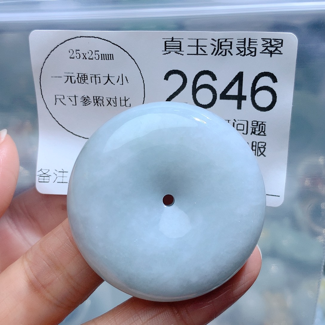 翡翠颈饰未镶嵌2646。