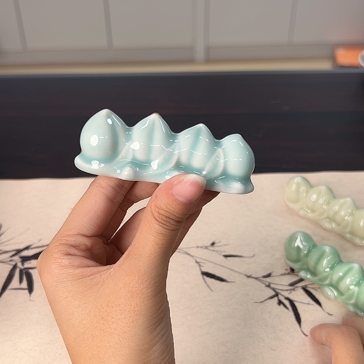 龙泉云间青瓷小米茶器