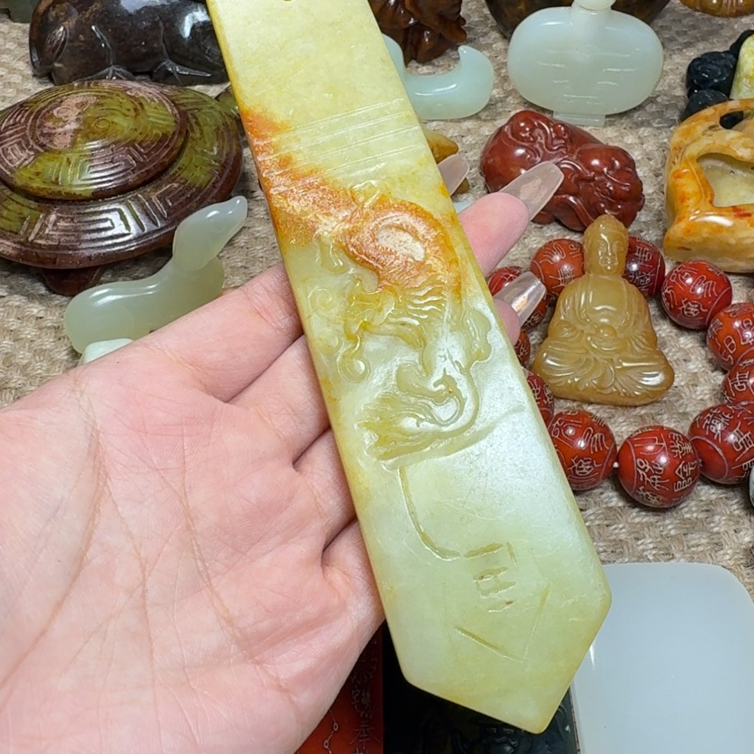 白玉菩提吊坠挂件