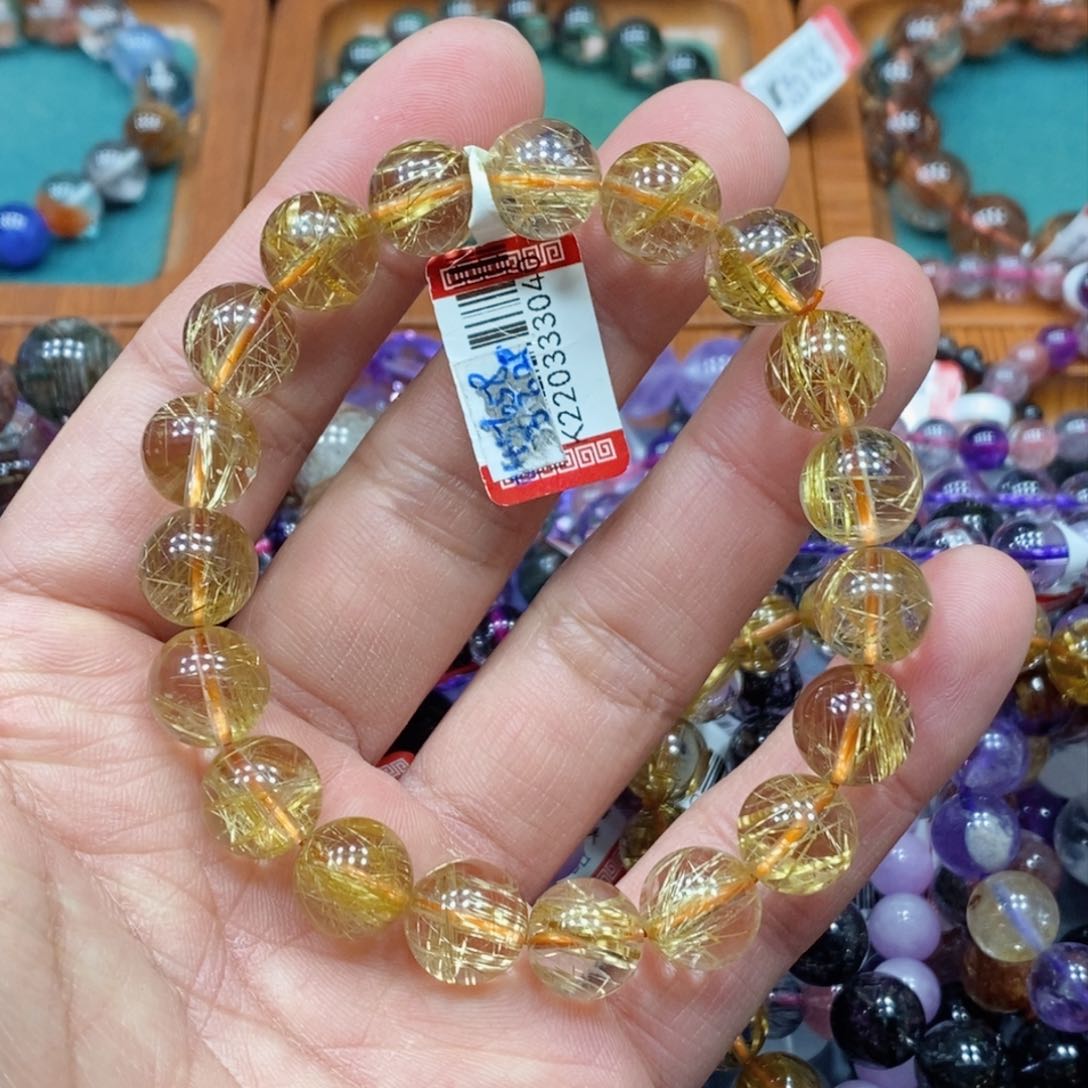 水晶手串未镶嵌天然