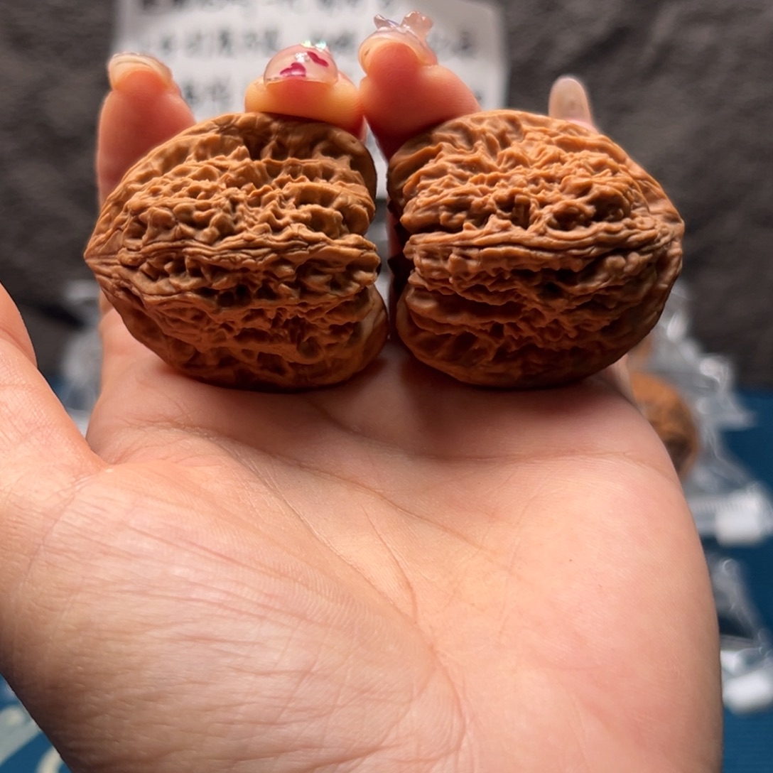 没***键把件文玩核桃南疆38.5微色差生长线