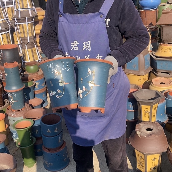 紫砂花盆紫砂花盆