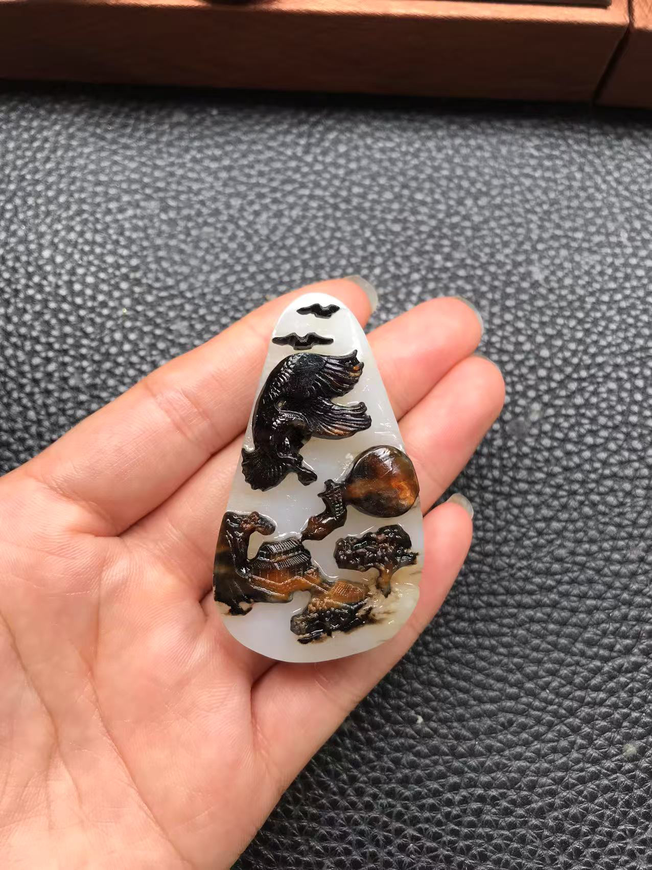 和田玉山水，实物漂亮