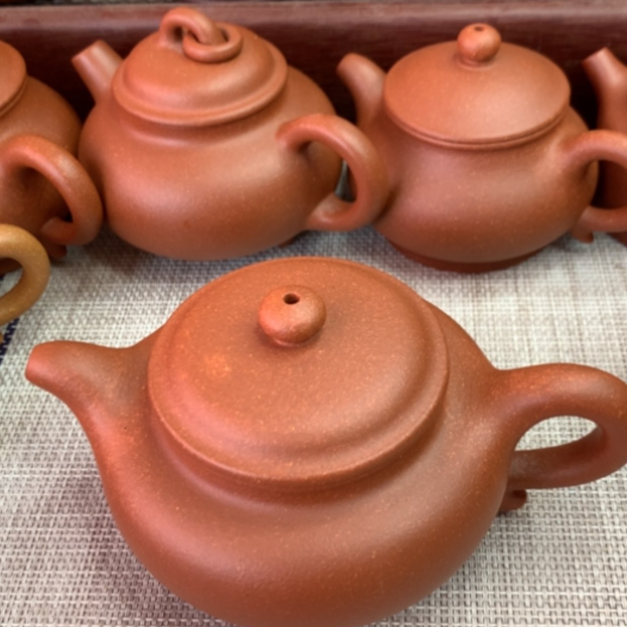 【闪购商品】紫砂茶壶260CC花泥半手工制作