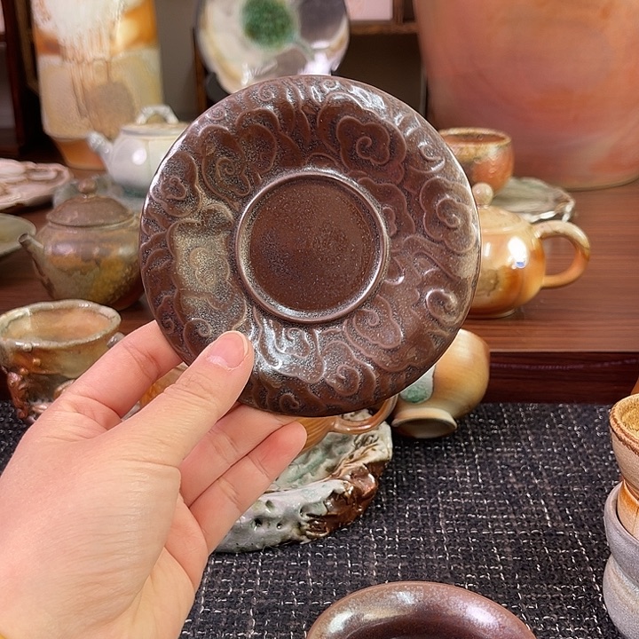 紫金祥云杯垫壶承福利
