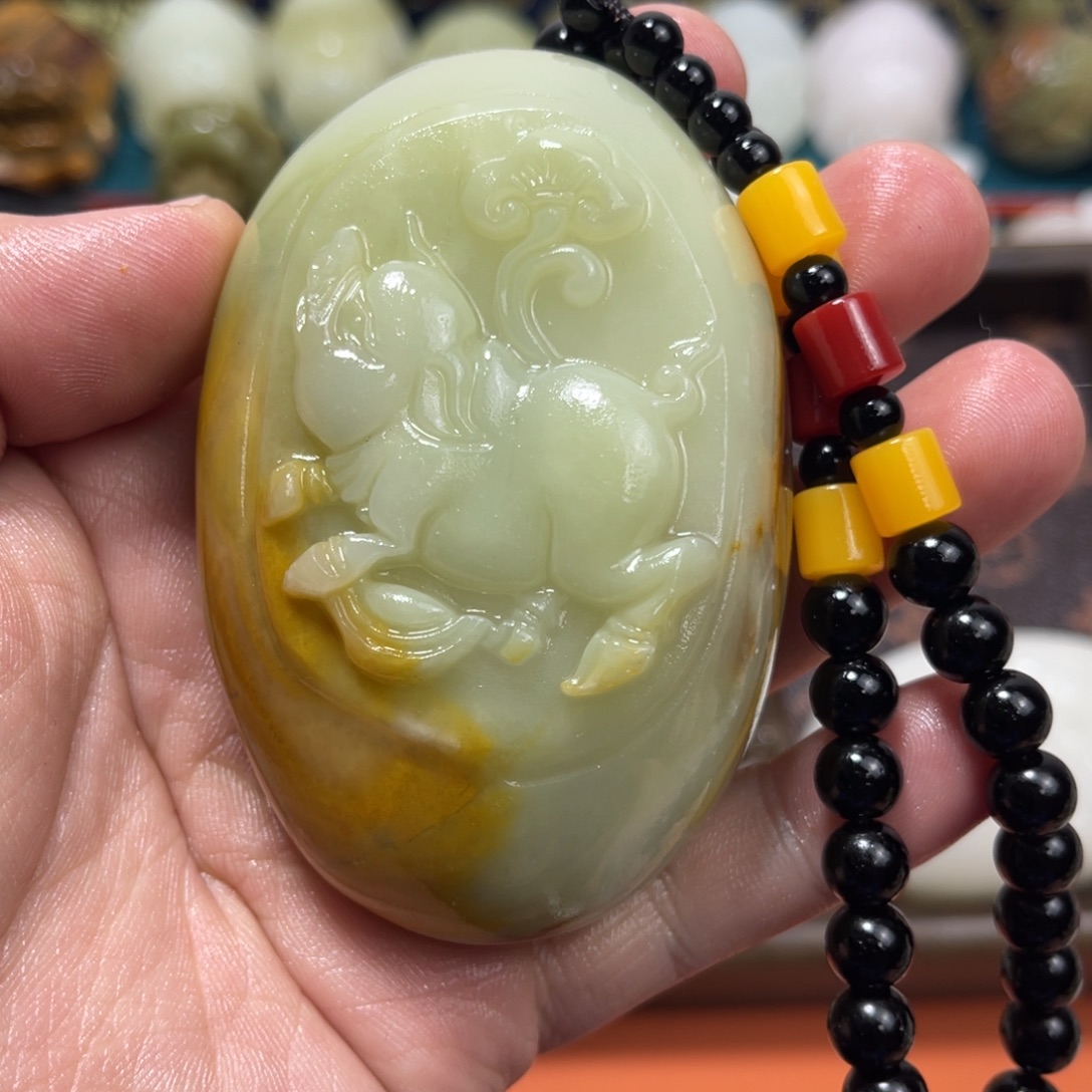 森***淼石材石材方解石手把件不退换