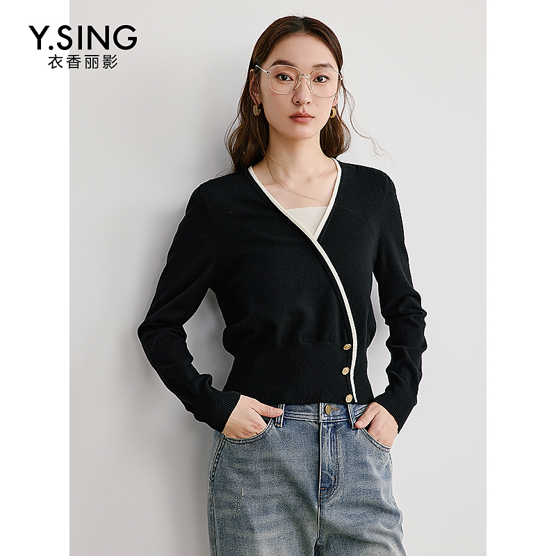 【诗语专属】衣香丽影新款毛针织衫YMS32402103