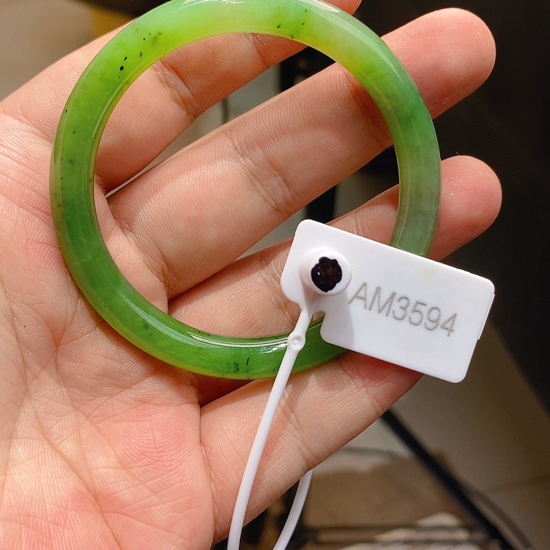 和田玉（碧玉）未镶嵌手镯55