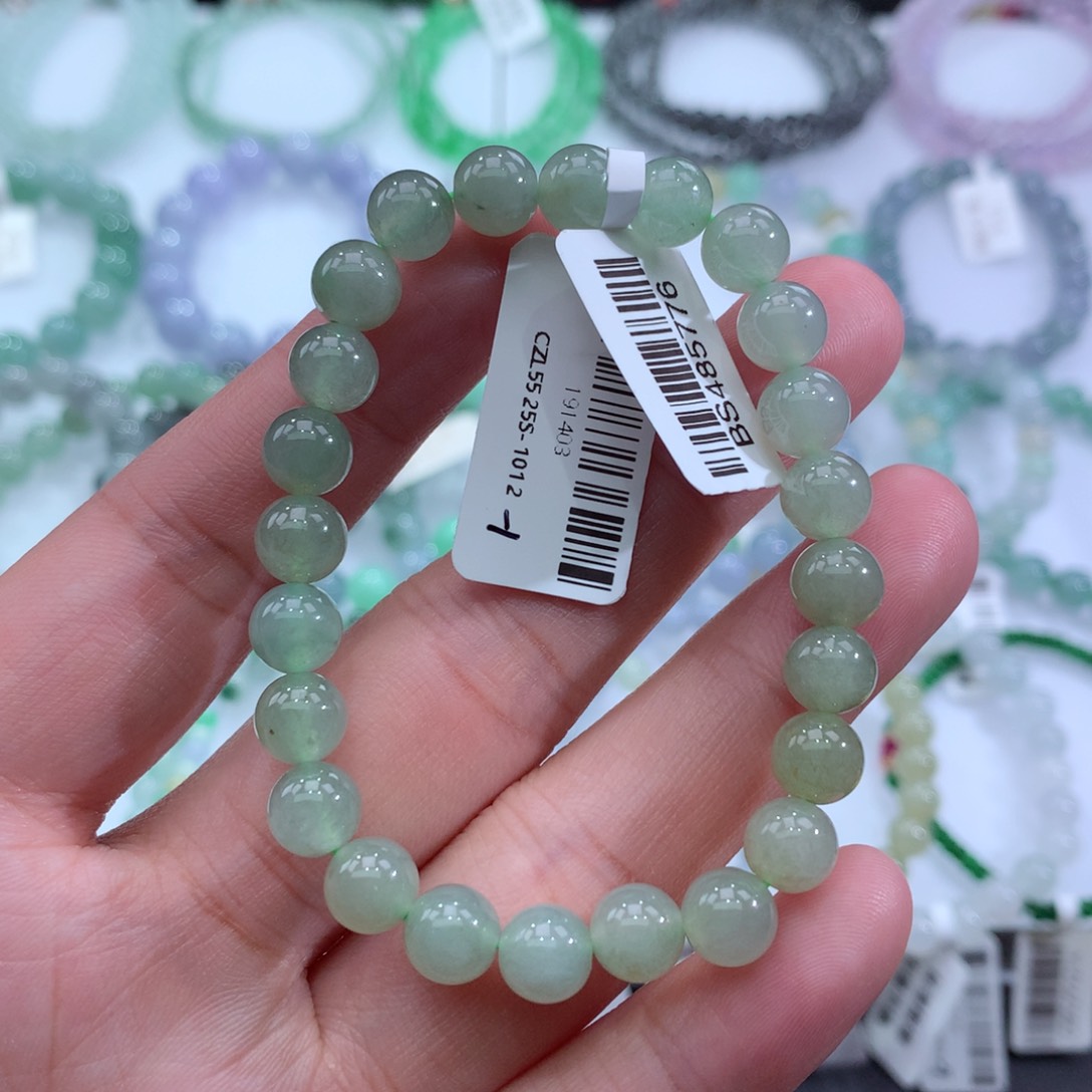 翡翠手链未镶嵌天然