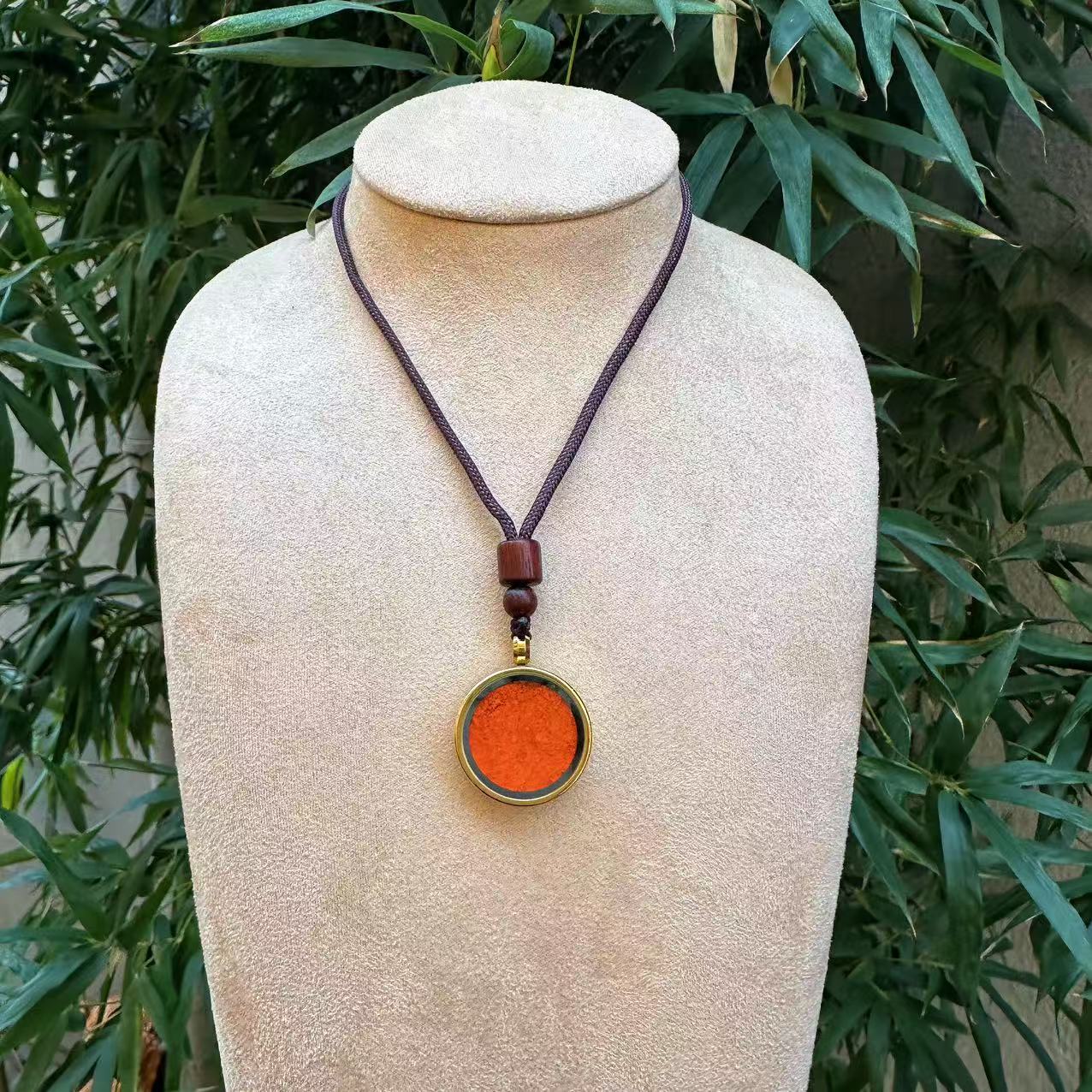 秉辰御砂项链圆型