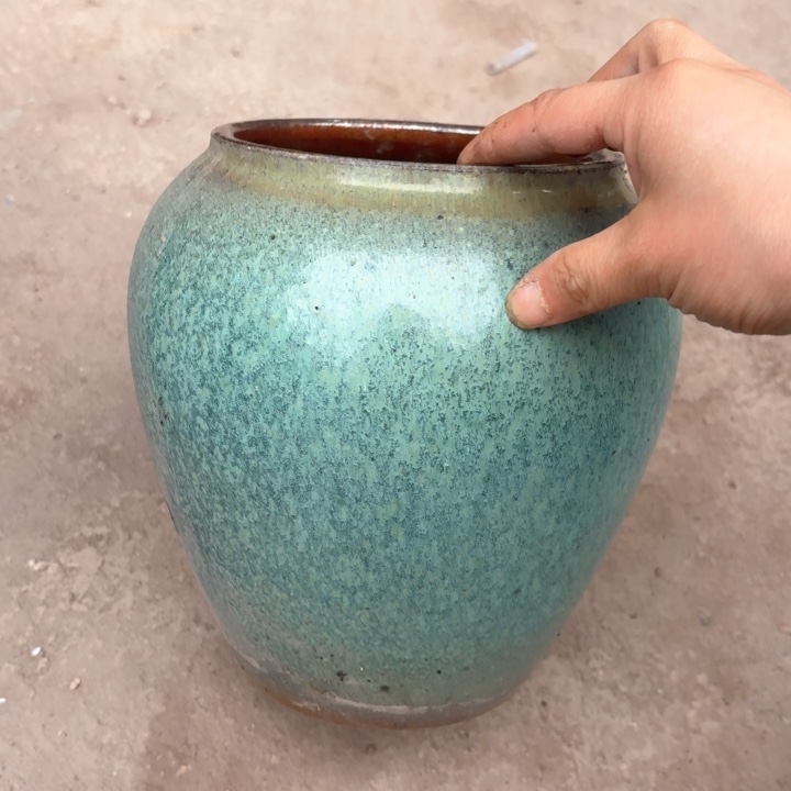 紫砂花盆口径14/20有孔