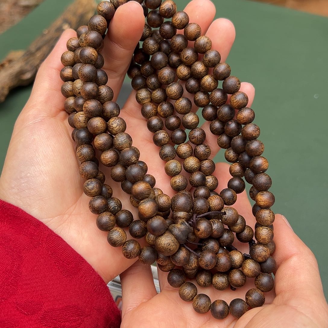 沉香手串乌身28克0.8多样性发一条