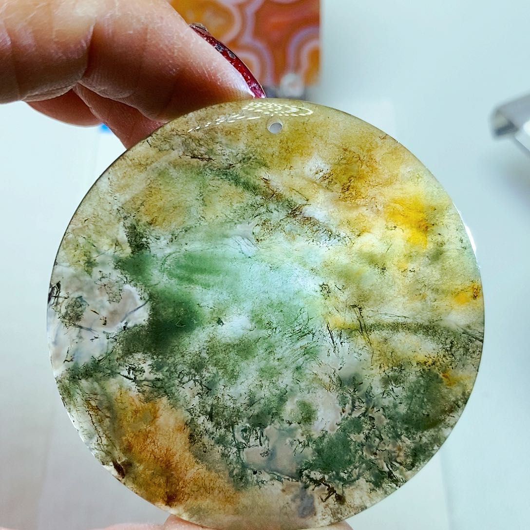 玛瑙/玉髓颈饰未镶嵌星***k