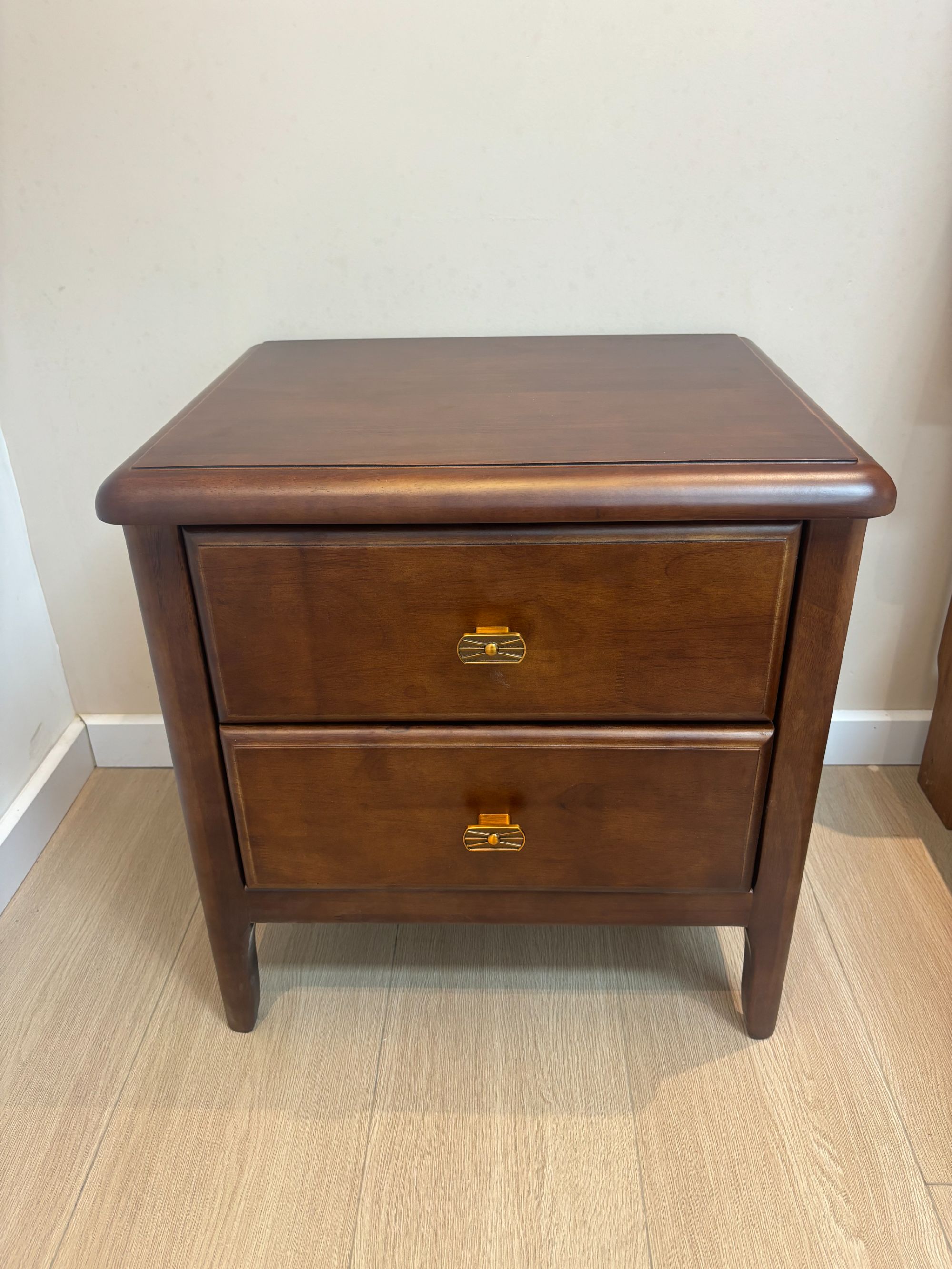 全实木床头柜简约现代家用卧室床边柜北欧小型置物收纳储物柜原