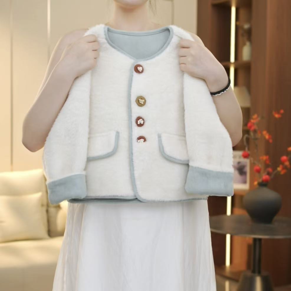 boboe/波波鹅女童秋冬季新款时尚百搭毛绒外套--Y5776