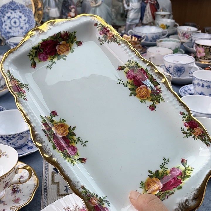 中古欧瓷瓷器小房子