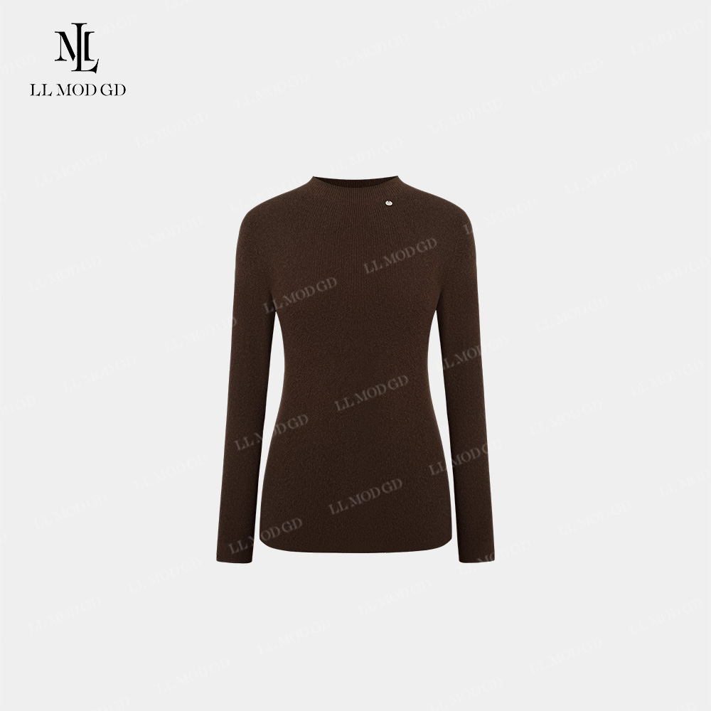 永恒的舒适 无缝一体百搭修身显瘦长袖针织打底 YLXR-263043