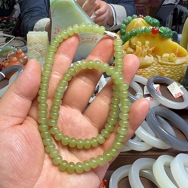 石英质玉未镶嵌手串妈妈链