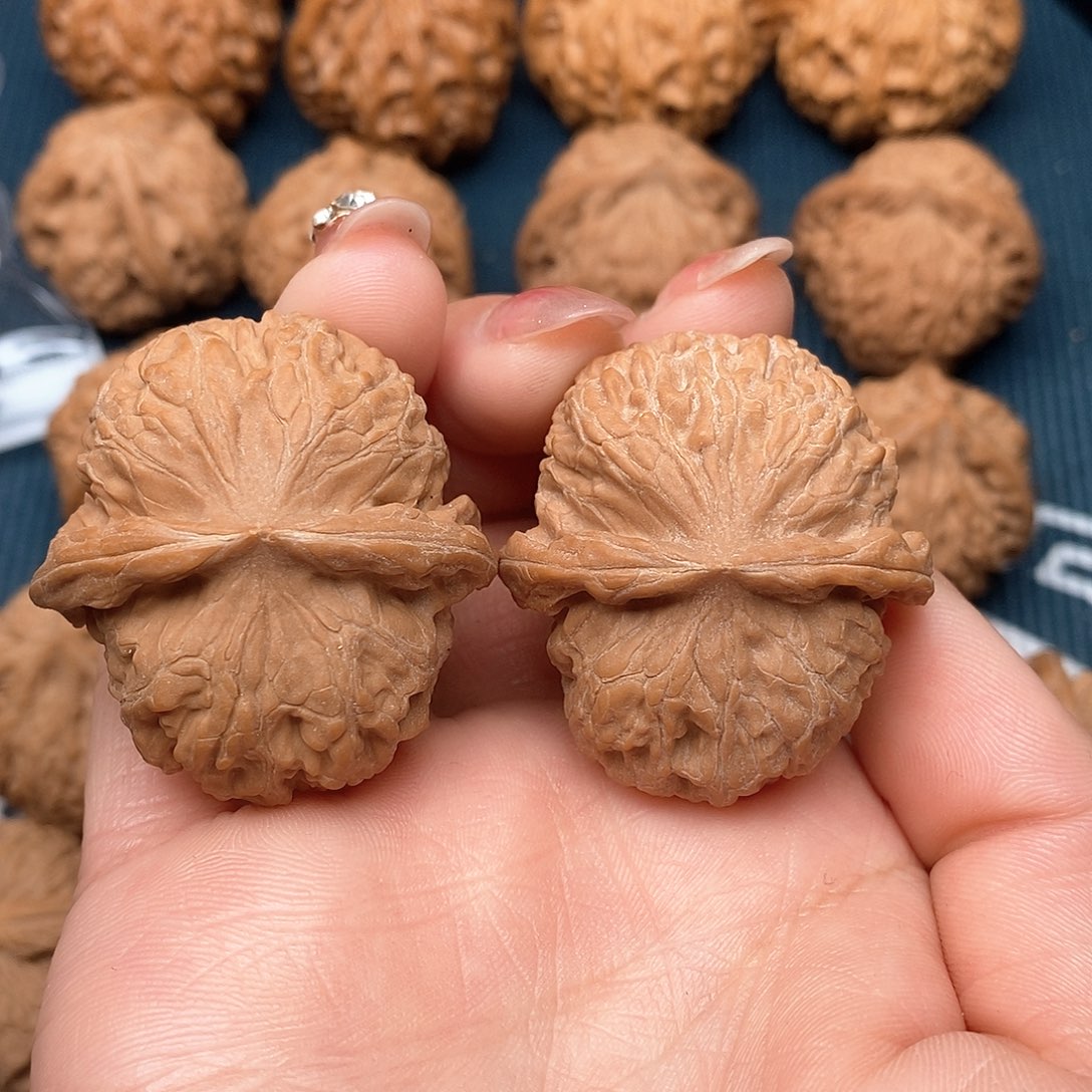 文玩核桃吊坠金锭元宝37-40