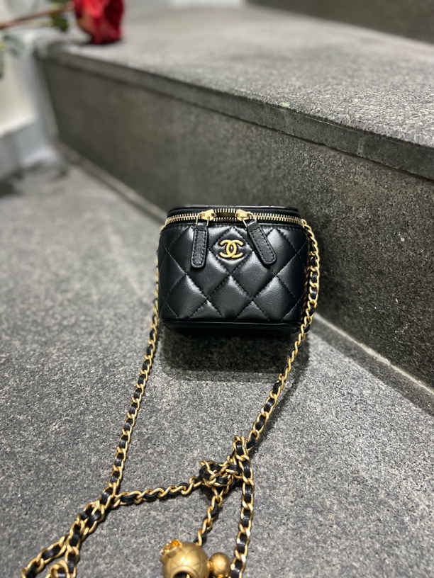 95新 Chanel/香奈儿 trendy cc 金球盒子化妆盒