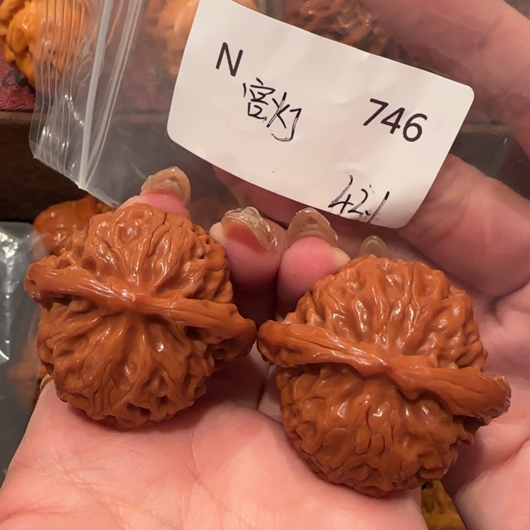 桃核吊坠马*石宫灯42精品