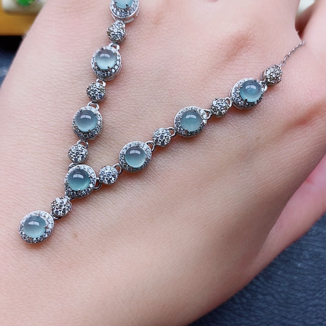 银S925镶嵌戒指翡翠