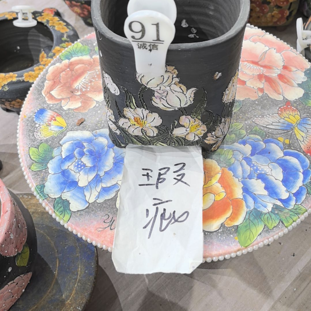 花盆红泥瑕疵处理