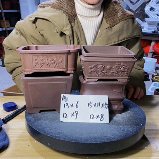 紫砂花盆紫砂花盆