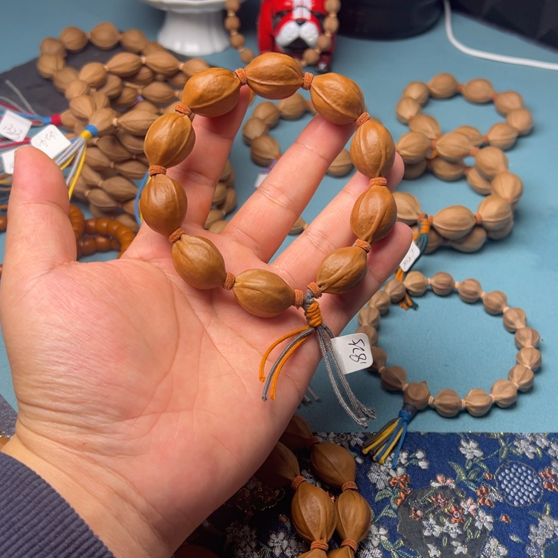 橄榄核手串/手链原生态梅林铁核18/25