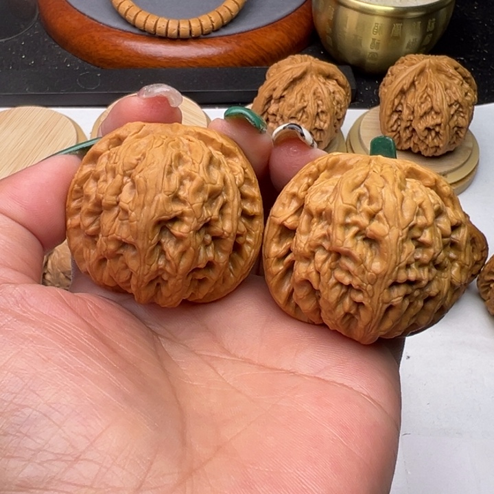 文玩核桃把件芳芳43红锦鲤福利