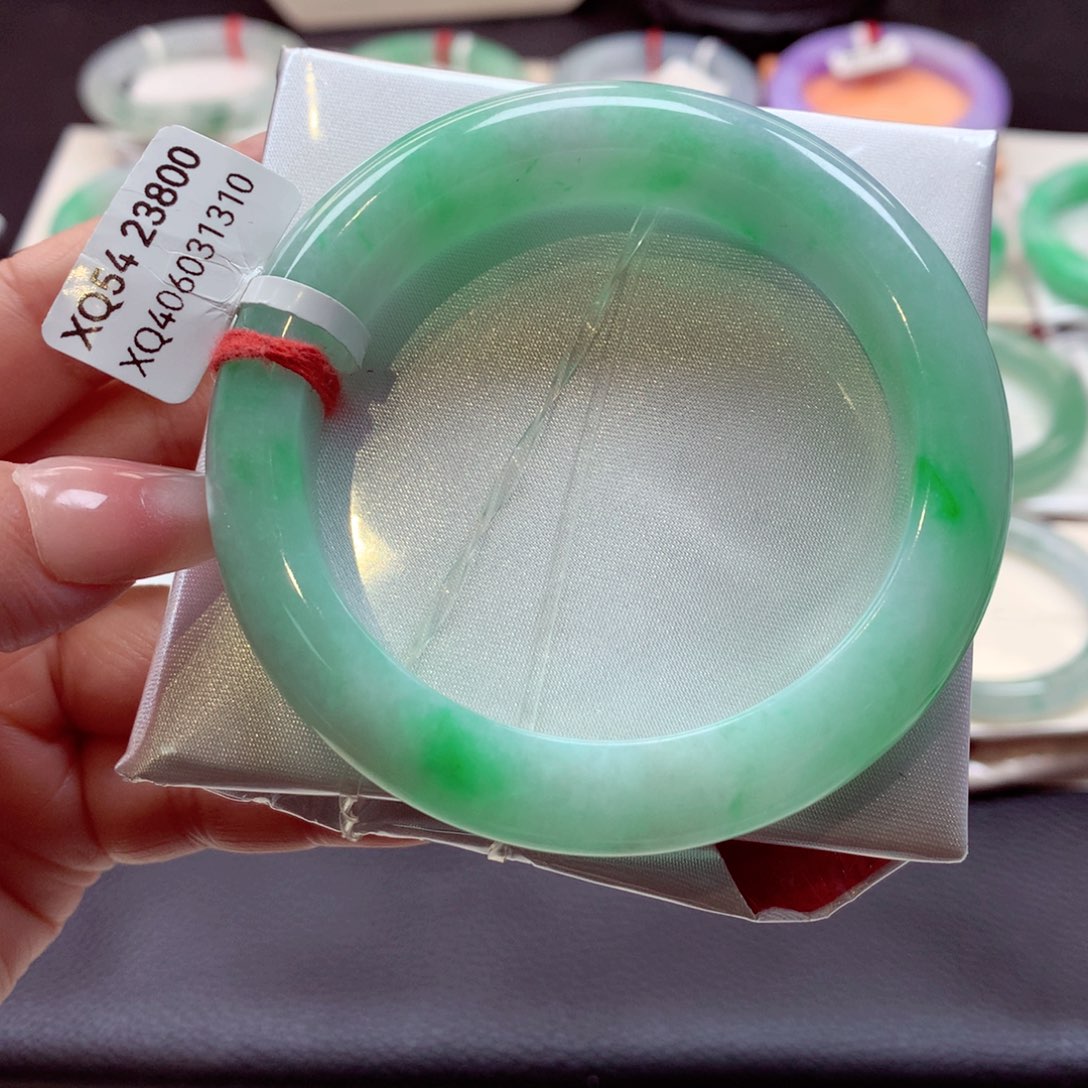 翡翠手镯未镶嵌正圈54.5（16号）89