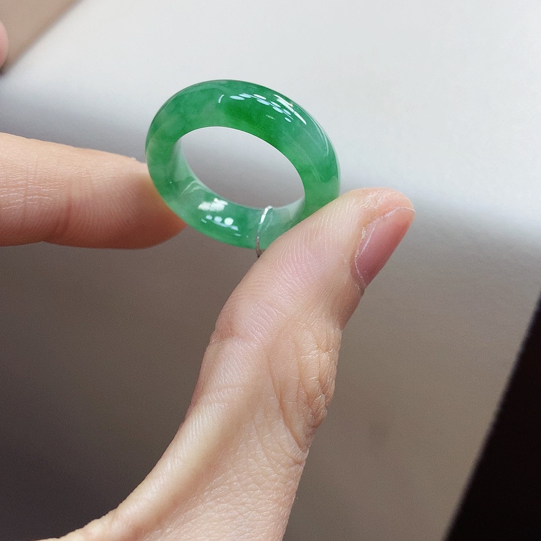 翡翠戒指未镶嵌15号