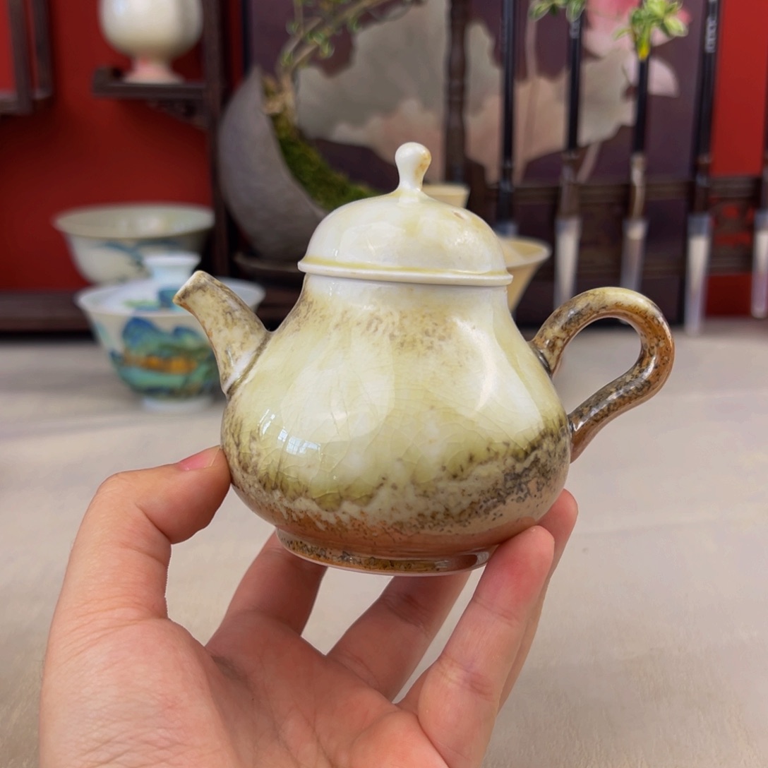 杯子纯手工柴烧主人杯