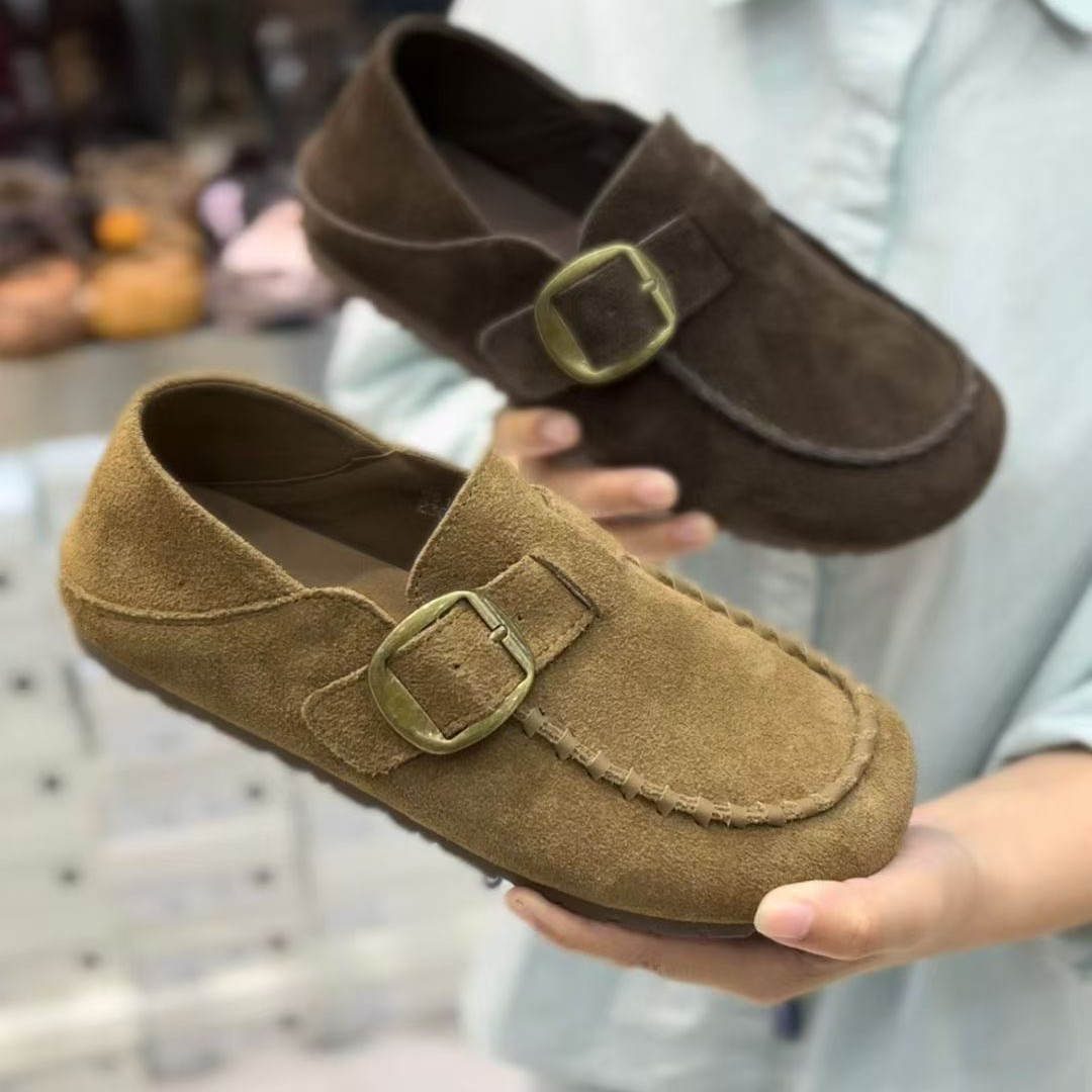 551-1071   新款时尚百搭甜美勃肯鞋复古休闲