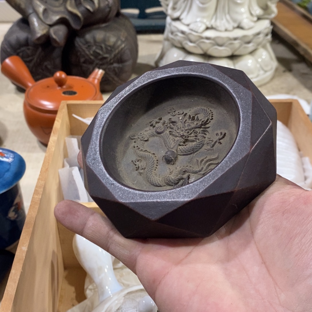 沉***金紫砂雕刻艺术品的