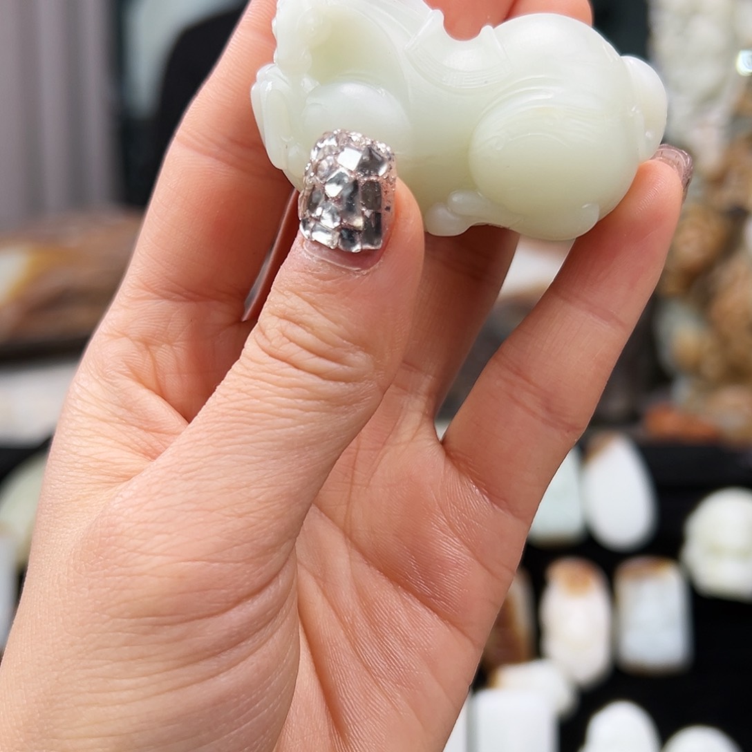 和田玉颈饰未镶嵌北*星