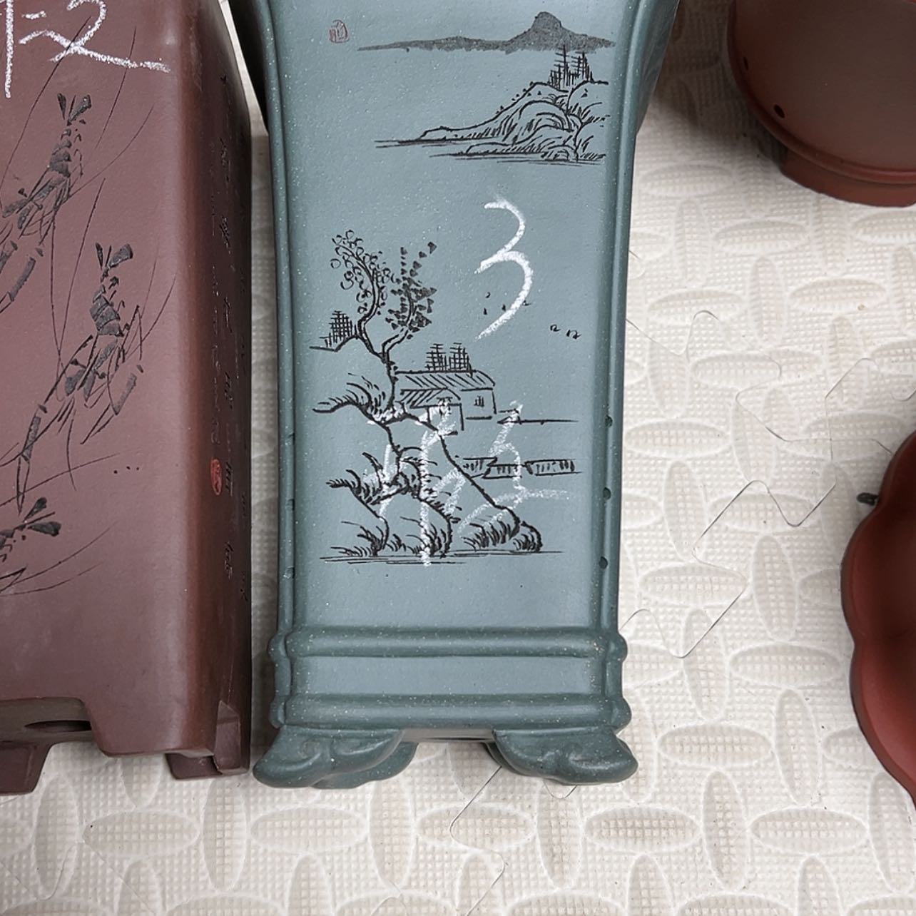 【闪购商品】紫砂花盆溪*微瑕周之夏精品紫砂花盆