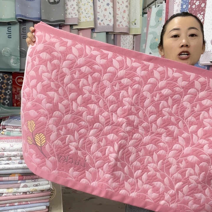 棉特价促销粉色小树叶