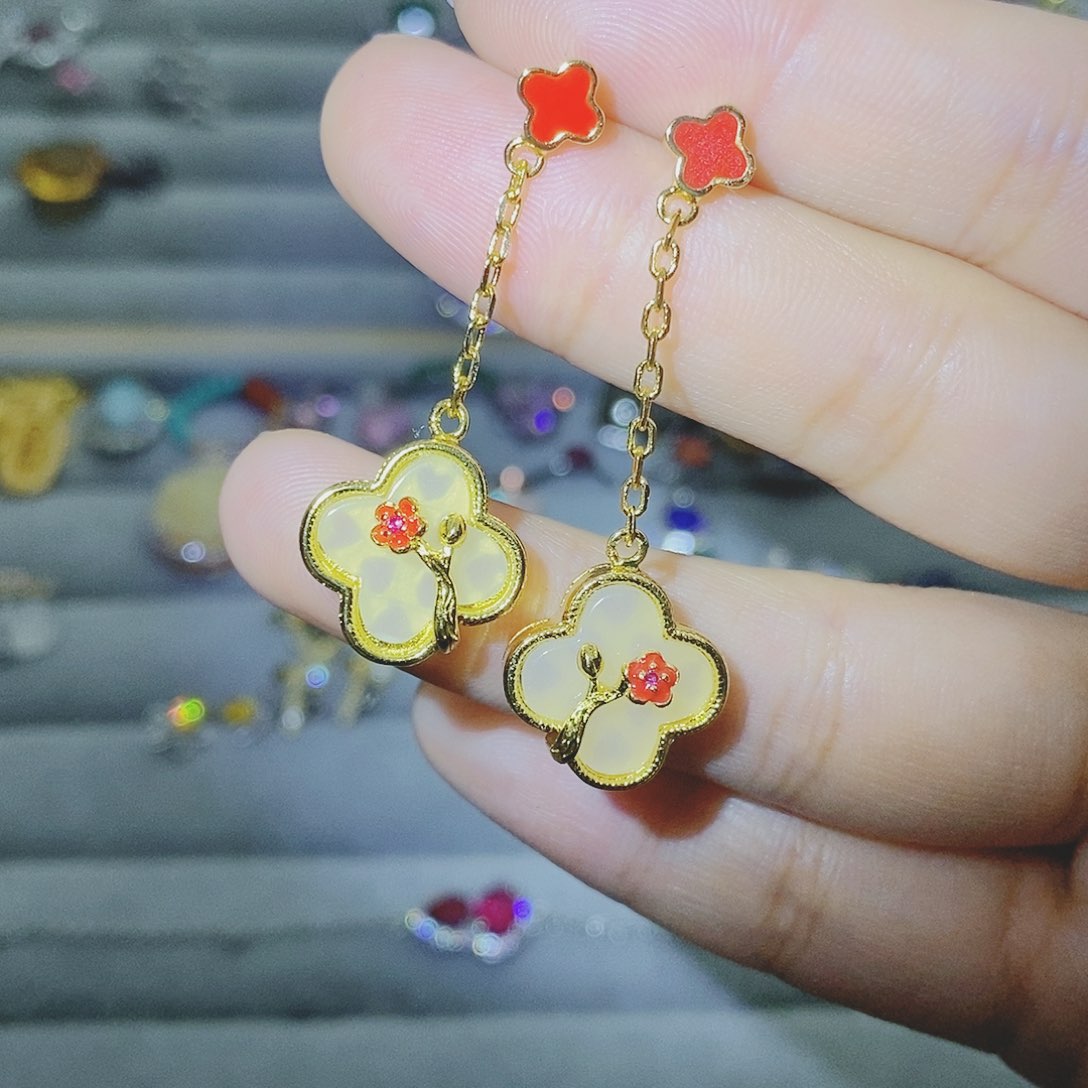 【闪购商品】托帕石耳饰银S925镶嵌