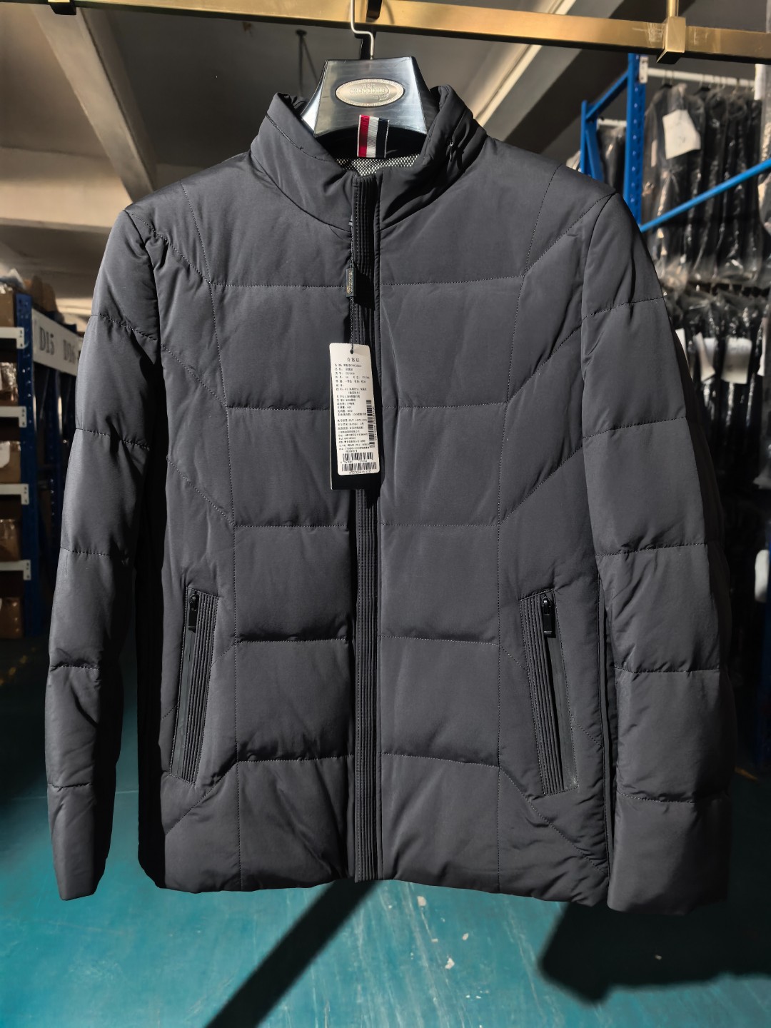 YR37099-91【鳄品牌】高品质男装商务羽绒服外套