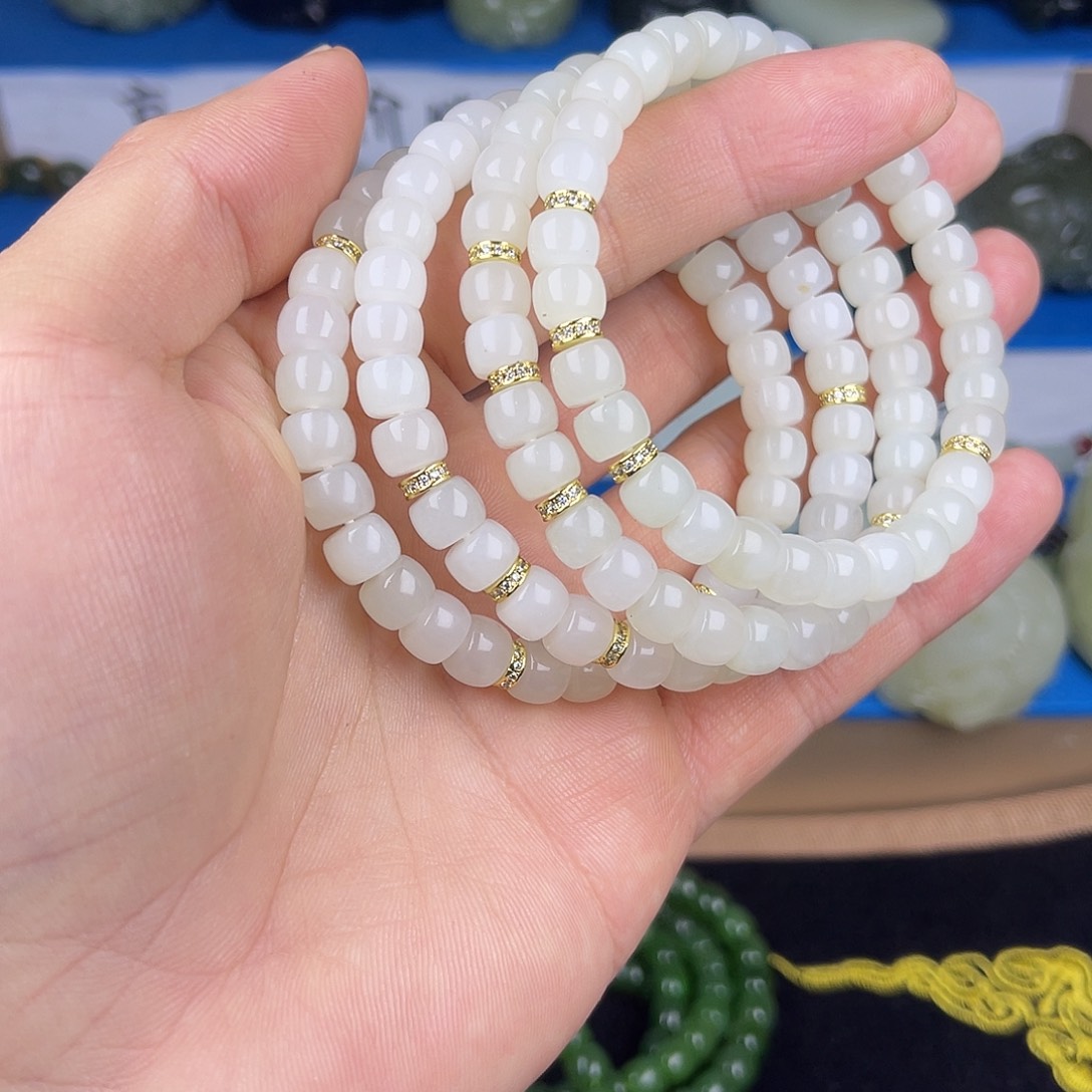 和田玉未镶嵌颈饰纯天然新疆和田玉于田多样性发货发一条